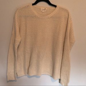 Knitted Sweater | Cream | Small (oversized fit!)